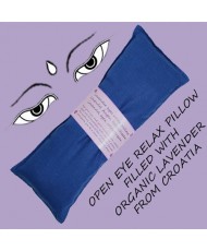 Relax occhi cuscino lavanda blu