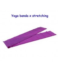 Yoga banda per stretching viola 