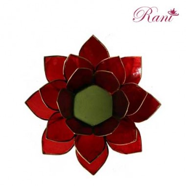 Porta candela fiore di loto 1 chakra