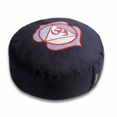 Cuscino meditazione tondo 6° chakra indaco Cuscino meditazione tondo 6° chakra indaco