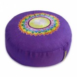 Cuscino meditazione tondo 7° chakra viola Cuscino meditazione tondo 7° chakra viola
