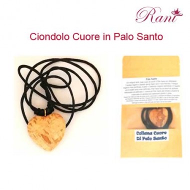 Ciondolo Cuore Palo Santo Ciondolo Cuore Palo Santo